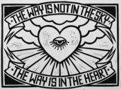 Image of 'The Way' Lino Print