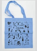 Image of Sports Shopper Tote Bag Blue