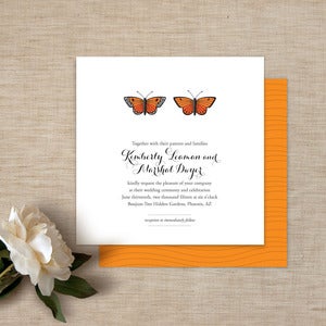 Image of Butterflies Wedding Invitations