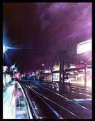 Image of 'Neon City' - Original painting on canvas