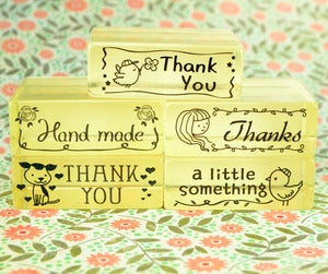 Image of A Little Note Rubber Stamps