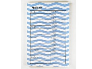 Image of ZIGZAG 'TO DO' BLUE NOTEPAD