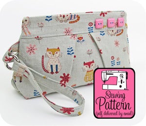 Image of Pleated Wristlet PDF Sewing Pattern