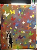 Image of Chasing butteflies - color