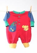 Image of Baby Vintage Animal Romper Unisex