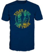 Image of Tyler and the Tribe Converse Shirt - Navy Blue