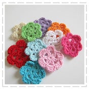 Image of Single Crochet Flowers - 10 pack