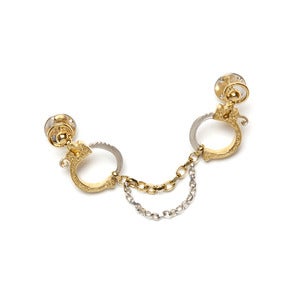 Image of Double Handcuff Tie Pins (NEW)