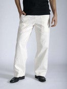 Image of HEMP DRAWSTRING PANTS - NATURAL
