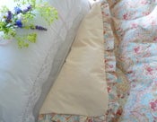 Image of Dolly Duck Egg Blue Paisley (Large Single Frilled Edge)