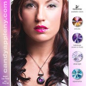 Image of *NEW* Atomic Sphere Swarovski Necklace