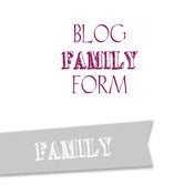 Image of Family Blog Form