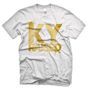 Image of KY Raised in White & Gold