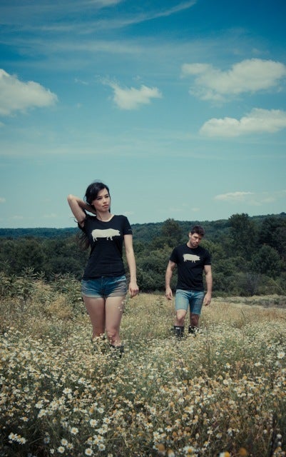 Image of *LIMITED EDITION* GIRLS JOHN BARTLETT + FARM SANCTUARY "AMBASSADOR COLLECTION" PIG TEE