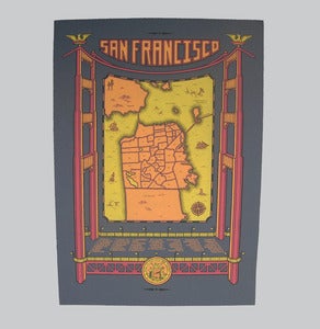 Image of san francisco map - bk