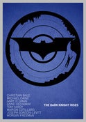 Image of The Dark Knight Rises poster [BLUE VARIANT] 