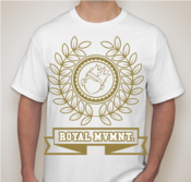Image of Limited Metallic Gold "Royal Crest" tee limited to 25 pieces!