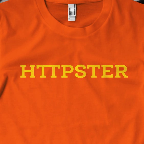 Image of HTTPSTER Tee, Second Edition (Orange)