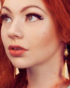Image of Nefertiti - Scarab Earrings