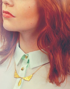 Image of Minerva - Chevron Drop Necklace