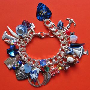 Image of Summer Blues Chunky Monkey Charm Bracelet