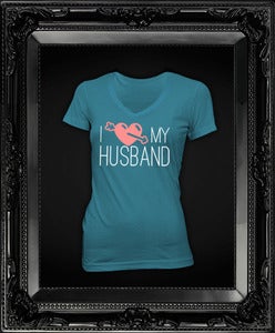 Image of I Love My Husband || Turquoise