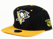 Image of Pittsburgh Penguins Mitchell&Ness Snapback in Black