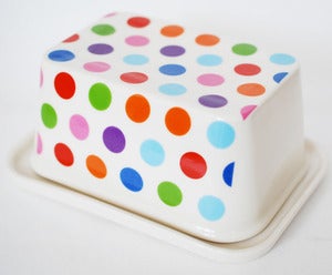Image of Polkadot Butter Dish