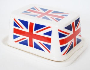 Image of Union Jack Butter Dish