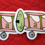 Image of 2 autopilot art logo stickers