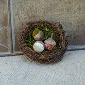 Image of Velvet Plush Acorn Tiny Nest