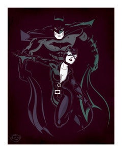 Image of Batman Catwoman Negative