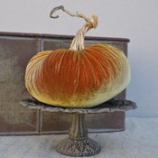 Image of Velvet Plush Pumpkin 8" Single