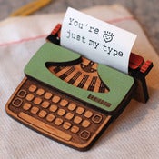 Image of Typewriter Brooch
