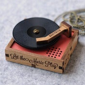 Image of Wooden Record Player