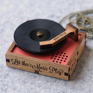 Image of Wooden Record Player