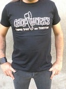 Image of Chop Works Logo T-Shirt - Black 00-010 Blue Navy 00-15