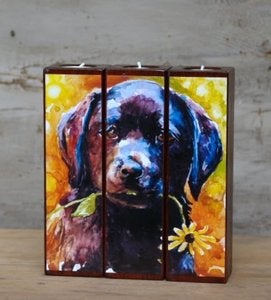 Image of 'Just Picked' Tealight Triptych