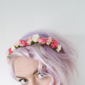 Image of Tea Rose Headband - Pinks