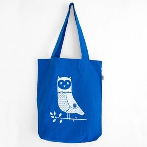 Image of Bag Cotwm Tylluan - <em>Owl Cotton Bag</em>