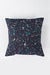 Image of Denim Granit Cushion / peach+turq