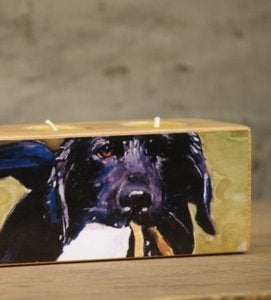 Image of 'The Ropes' Low Tealight Holder