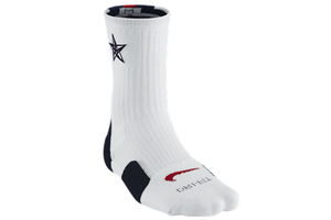 Image of Nike Elite 2.0 (USA) "OLYMPIC" Crew Basketball Socks - Navy
