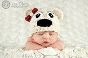Image of Un "Bearably" cute Chunky Bear Beanie