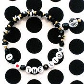 Image of I <3  THE LION  Adjustable Bangle Bracelet Gold