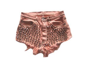 Image of D.Fame Peach Cone Levi's Head Shorts