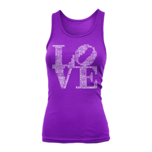 Image of Women's Aphillyated® LOVE Tank (Purple)