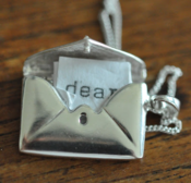 Image of Solid Sterling Silver Love Letter Locket
