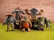 Image of Adam Pratt/UofMUSCLE - Painted OMFG Figures - Weathered Set