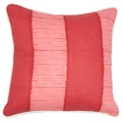 Image of Ikat Red/Marrakech Cherry Red 24" Pillow 